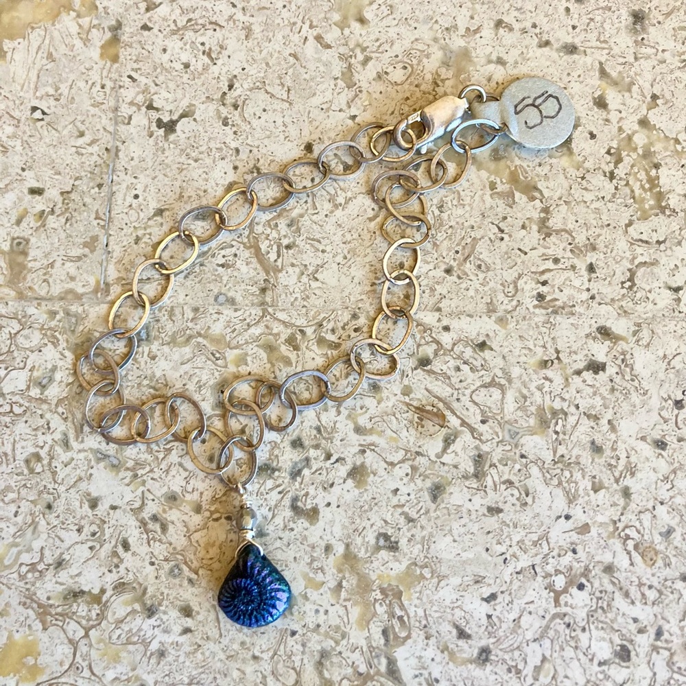 Sterling Charm Anklet